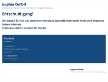 Tablet Screenshot of isuplan.de